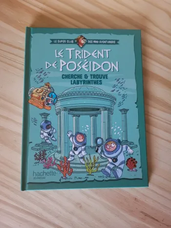 Le trident de Poséidon, cherche et trouve labyrinthe
