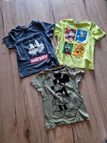 Lot 3 t-shirts Mickey 4 ans