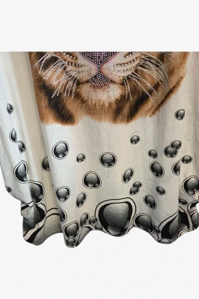 Long Tee-shirt mignon fluide T46 Charbell - photo numéro 5