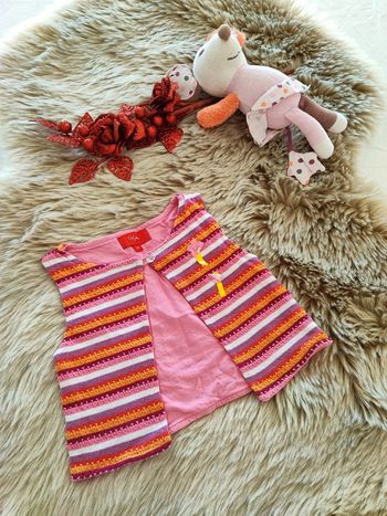 Gilet sans manches rose tissaia 6 mois