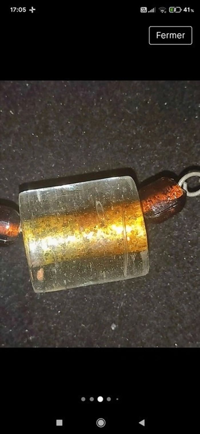Collier perles de verre - photo numéro 7