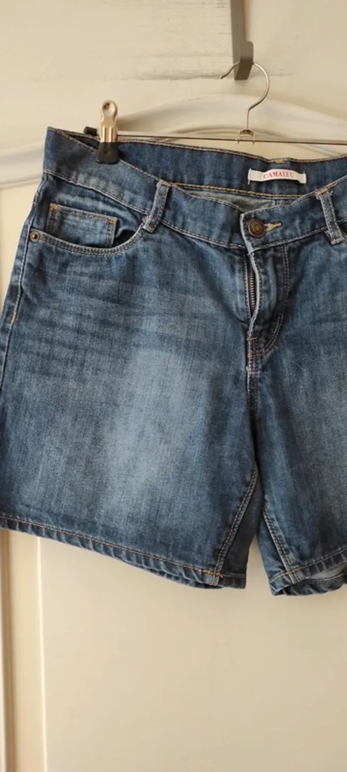 💐Short en jean- Camaïeu - taille 38 - Très bon état💐 - photo numéro 2