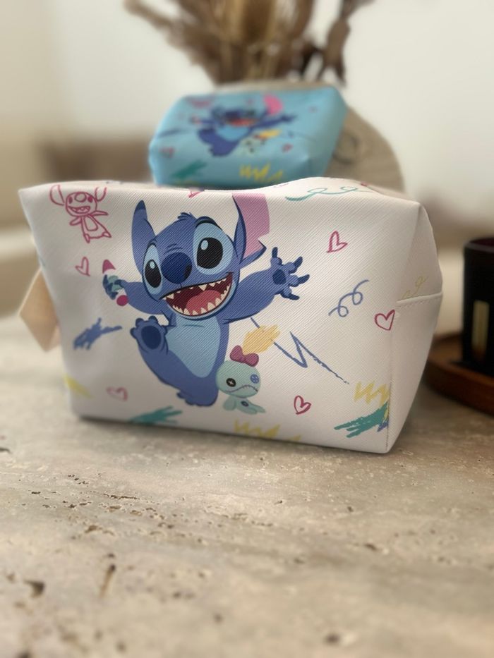 Ensemble trousse de toilette Stitch avec porte monnaie assortis - photo numéro 3