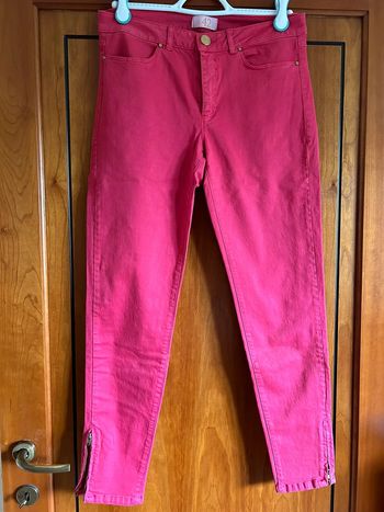 Pantalon slim rose 40- 42 Zara neuf