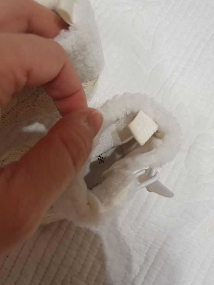 Bottines chaudes fourrés laine 3 à 6 mois - photo numéro 3