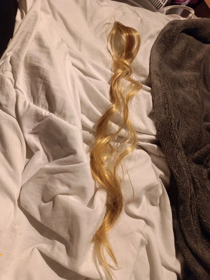 Extension mèche de cheveux blonde - photo numéro 3