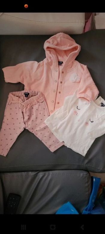 Lot 3 pièces fille 3 mois