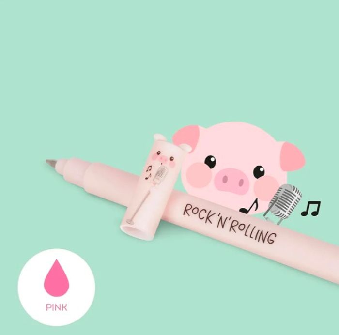 Lot de 4 stylos effaçables Legami neufs thème Animaux de la ferme - photo numéro 3