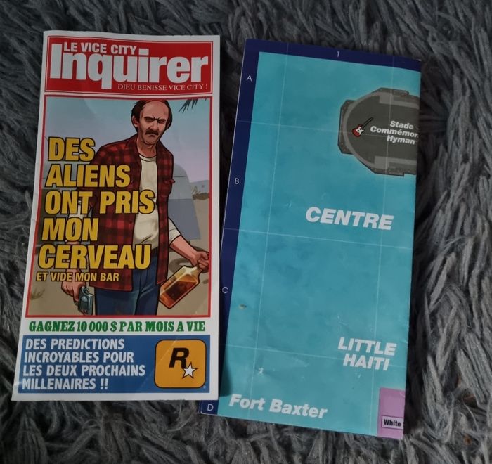Boîte vide de jeu avec livret et poster GTA Vice City Stories PSP - photo numéro 5