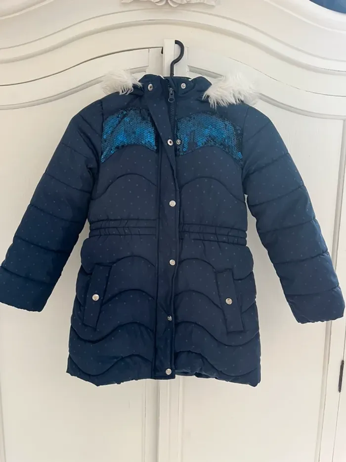 Manteau Sergent Major fille 7 ans bleu marine