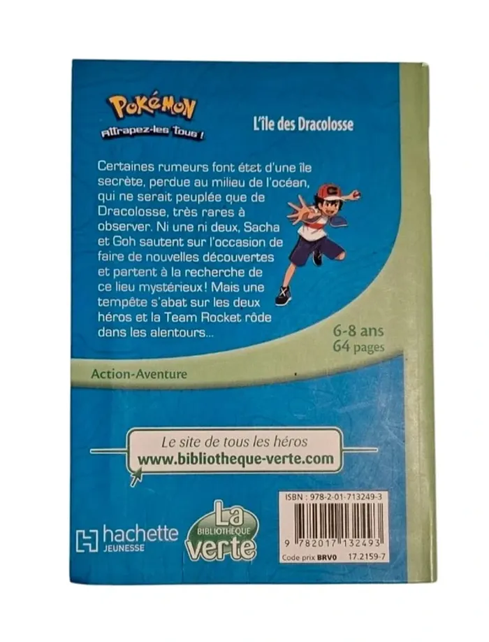 Livre Pokémon L'île des Dracolosse série Les Voyages - photo numéro 2