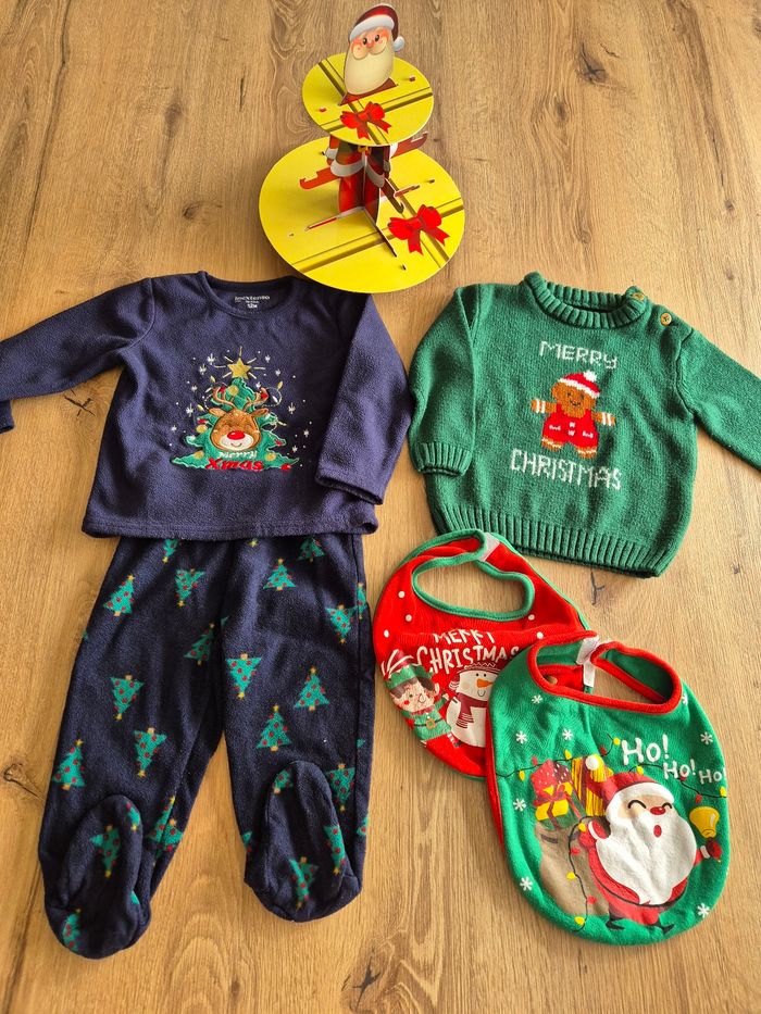 Lot exclusif "spécial Noël" 9/12 mois