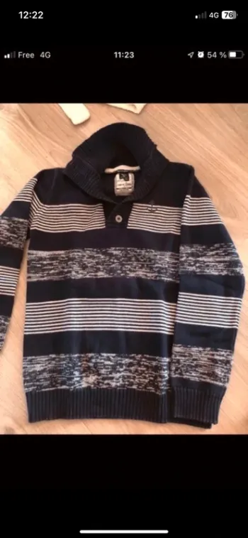 Pull terre de marins 10 ans