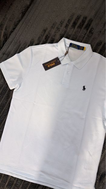 Polo homme bleu