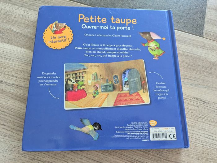 Livre pop up texture la petite taupe ouvre moi ta porte - photo numéro 3