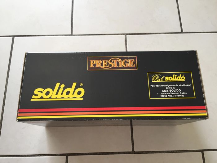 Boite vide pièce détachée miniature Peugeot 203 1954 Solido 1/18 #A38 - photo numéro 3