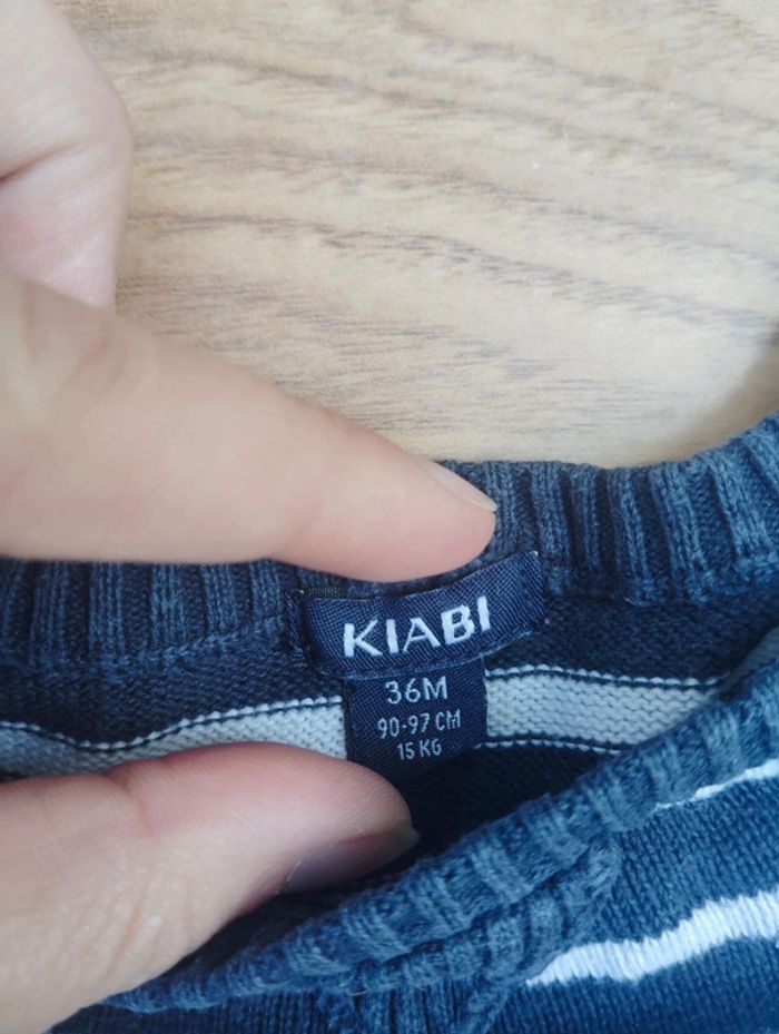 Pull marinière Kiabi 36 mois - photo numéro 3