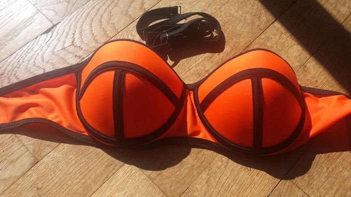 Maillot de bain orange Fluo Push Taille S - photo numéro 2