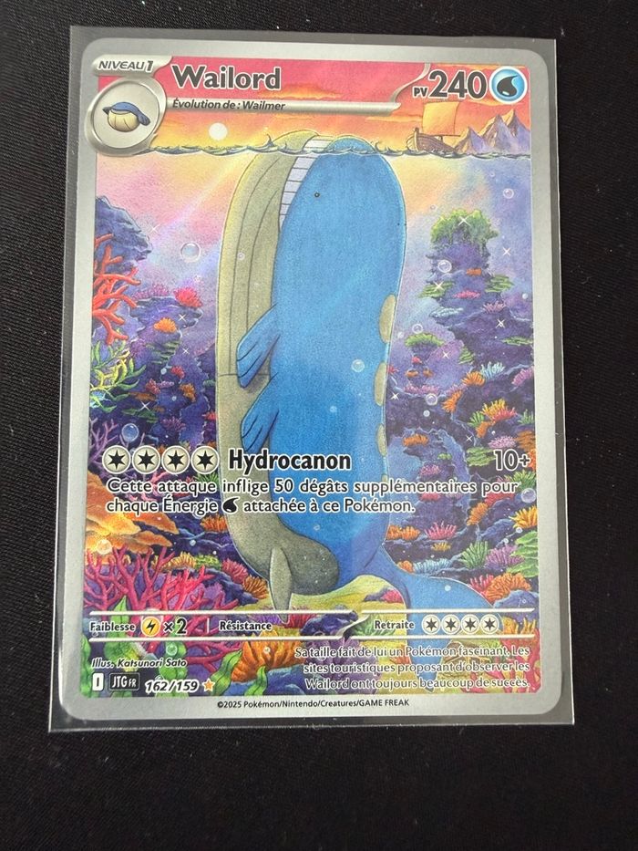 Carte Pokémon Wailord AR