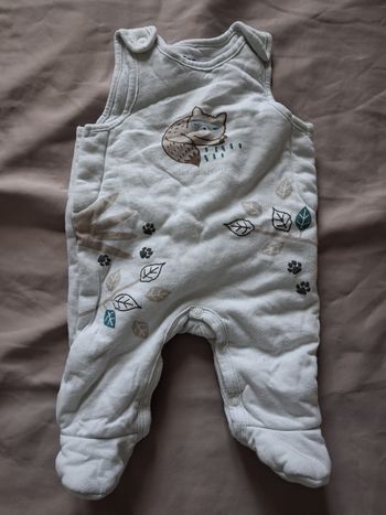 Salopette épaisse bébé – 1 mois