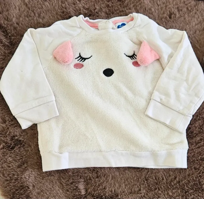 Lot de 2 pulls chaud hiver 18 mois fille - photo numéro 2