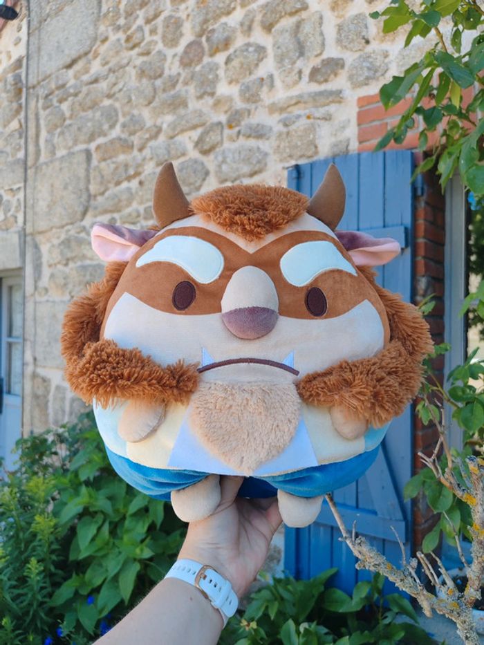 Grande peluche ufufy - belle et la bête