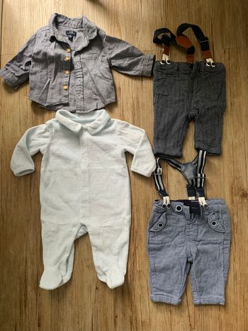 Lot 4 vêtements 1 mois