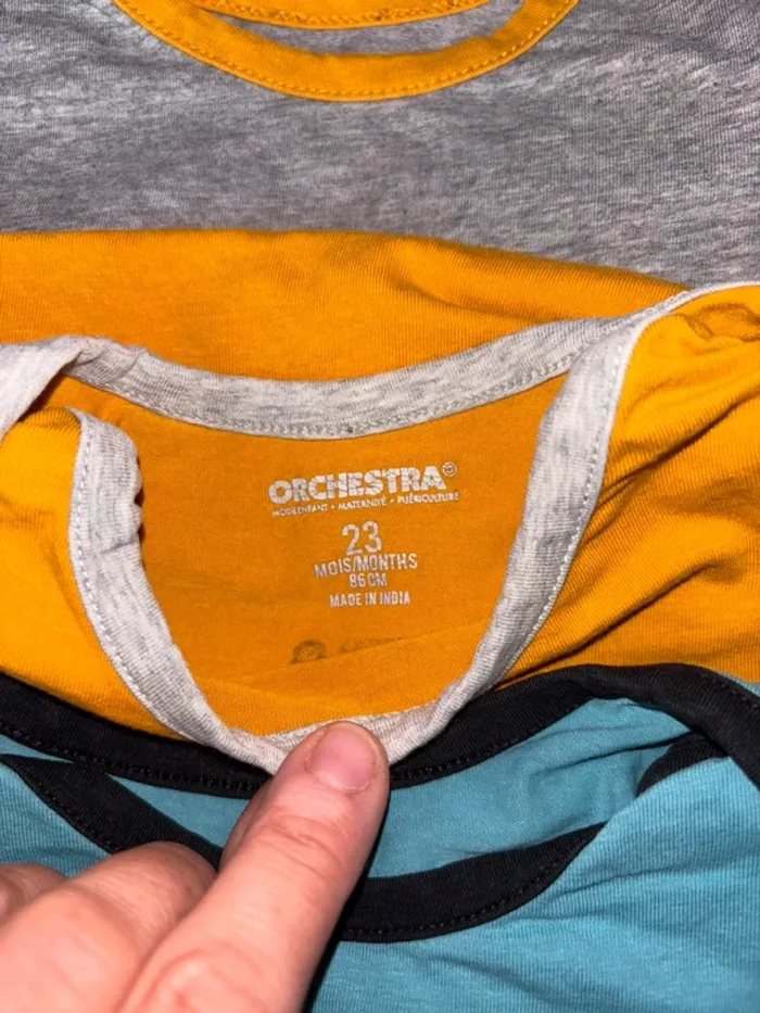 Lot de 3 bodys orchestra 23 mois - photo numéro 3