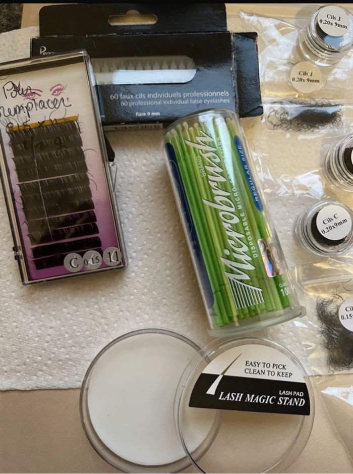 Lot pour extension de cils - photo numéro 3