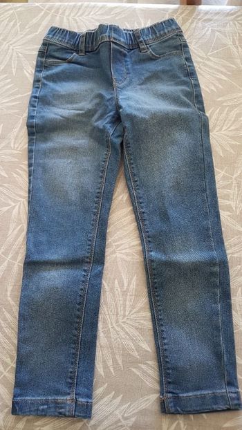 Jean bleu fille 7 ans slim