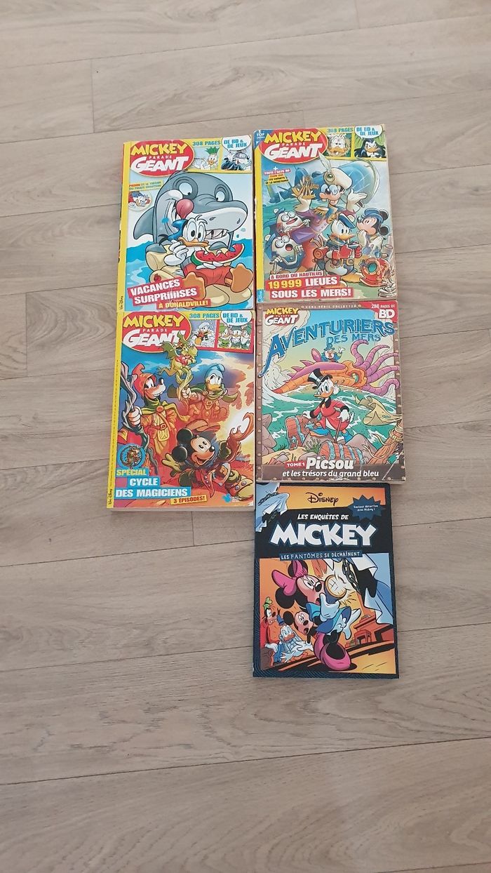 5 livres de Mickey