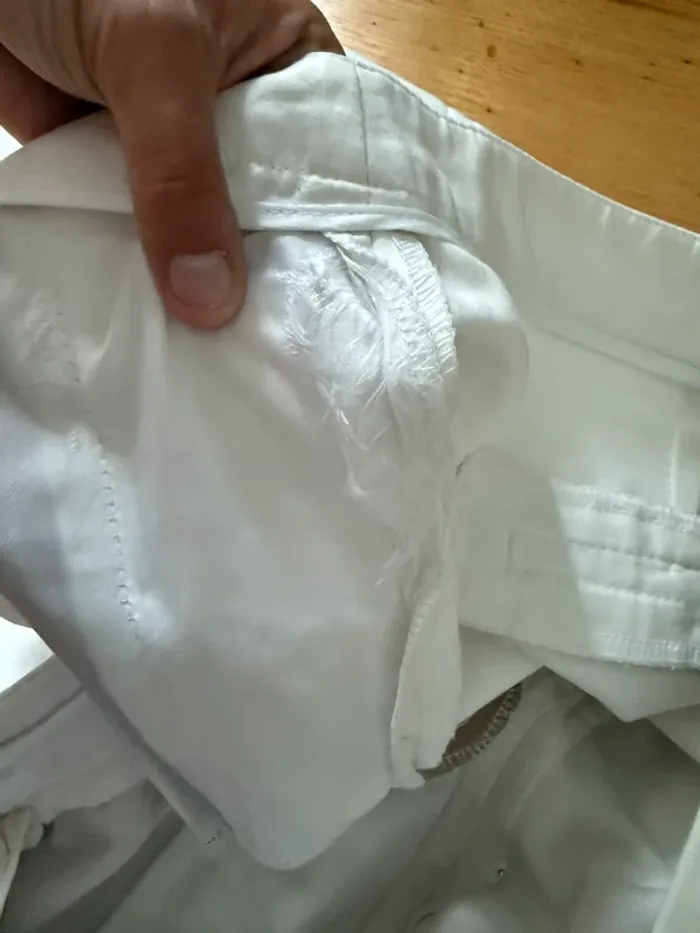Pantalon en bon état taille 38 blanc Zara - photo numéro 6
