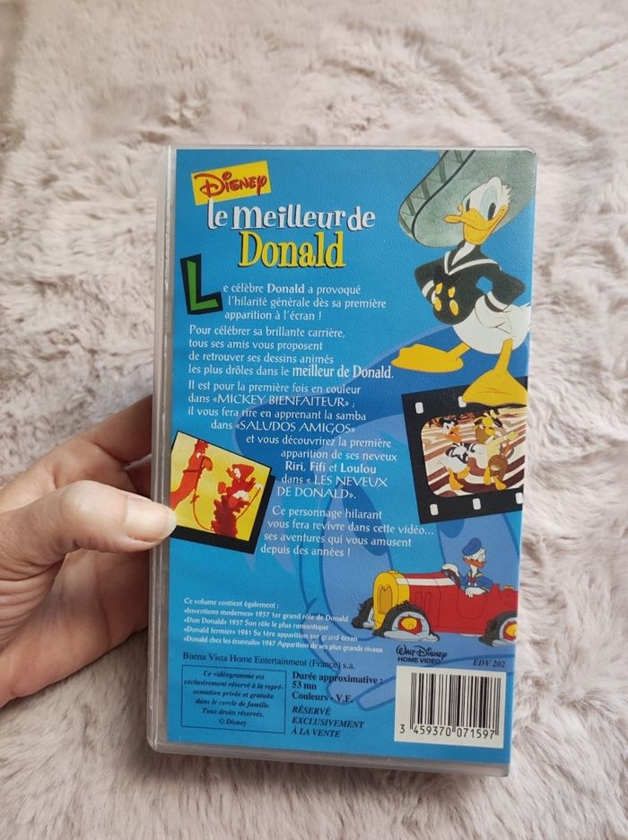 Cassette VHS donald - photo numéro 2