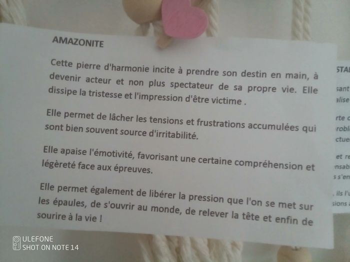 Boucles d'oreilles bohèmes pierres naturelles d'amazonite - photo numéro 2