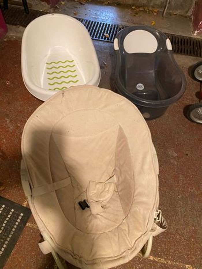 Bébé lit Parc  literie couette tour de lit draps matelas baignoires - photo numéro 6