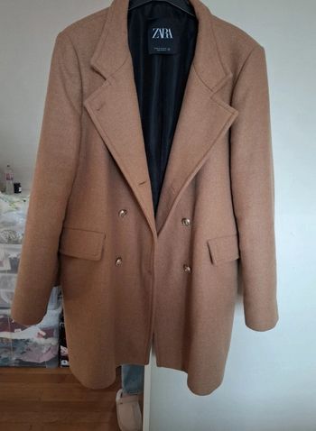Manteau marron zara
