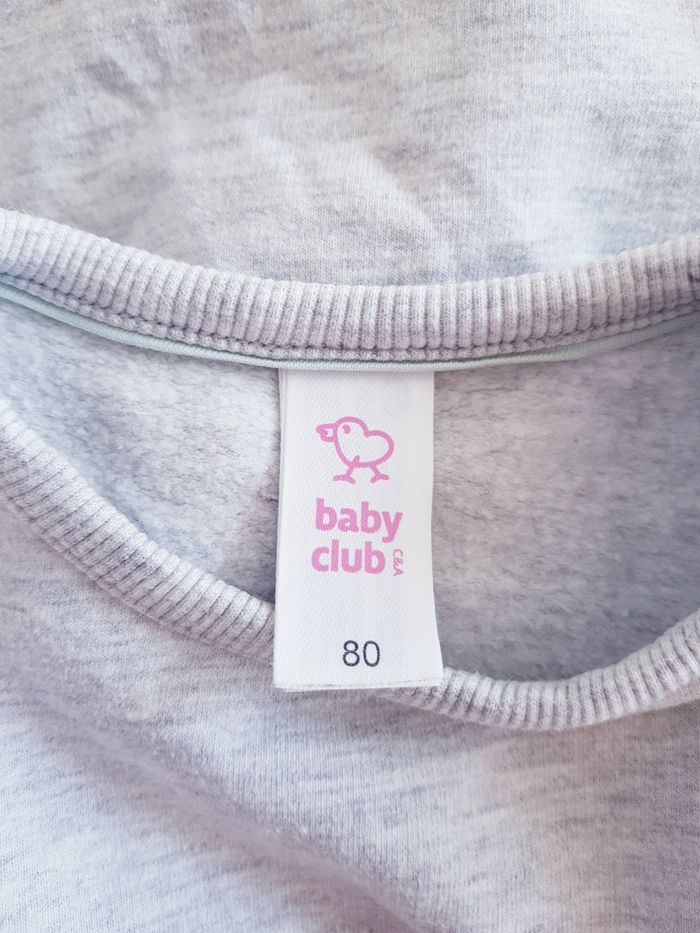 Baby Club - Ensemble pull manches longues + pantalon jean rose (12 mois) - photo numéro 4
