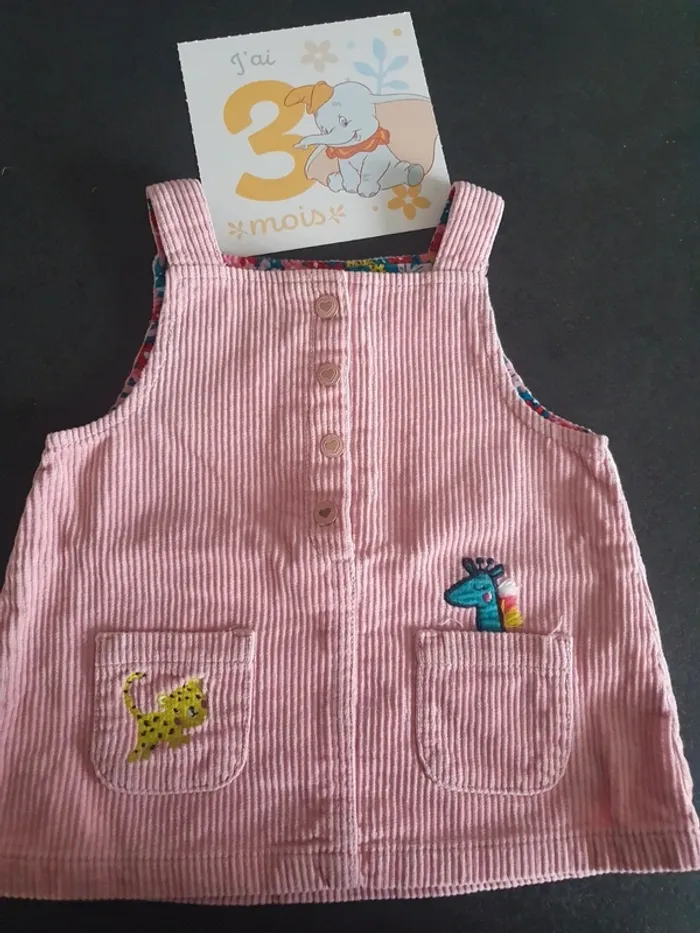 Robe rose 3 mois