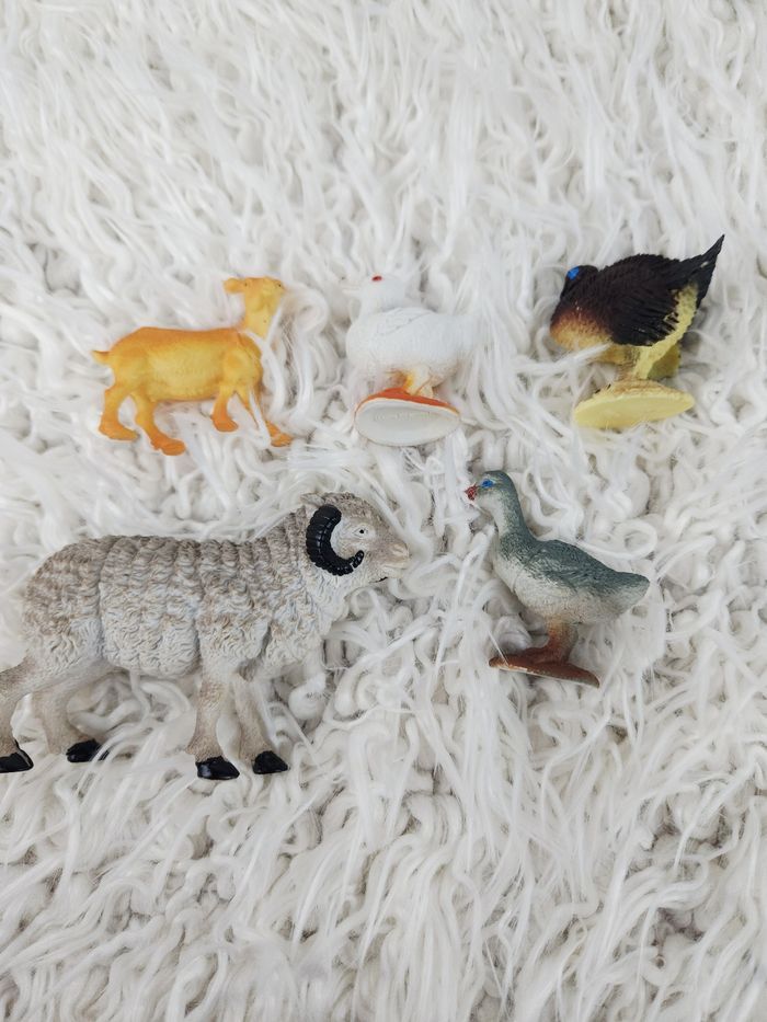 Lot de 28 figurines animaux de la Ferme marque Oxybul - photo numéro 3