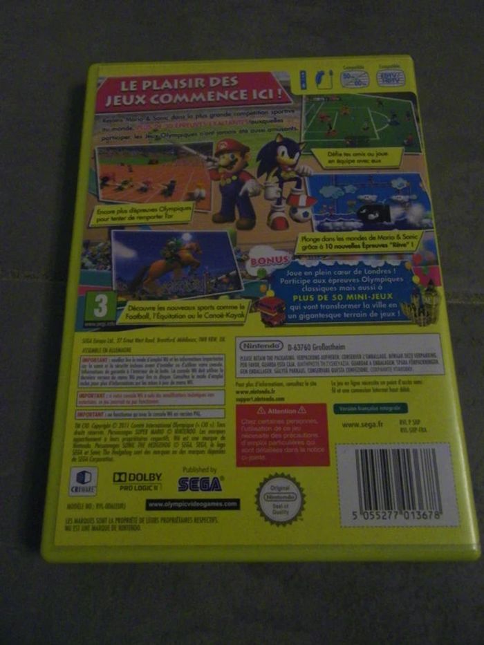 Jeu Wii Mario & Sonic aux JO de Londres 2012 - photo numéro 7