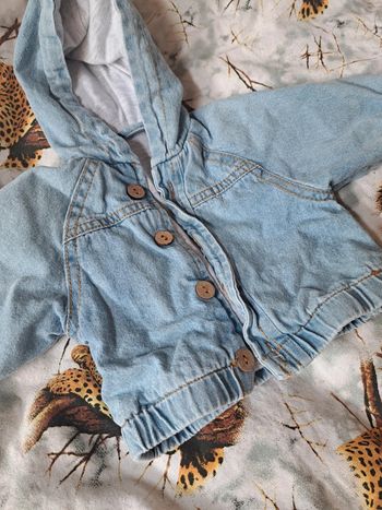 Veste en jeans doublé bébé 0-1mois