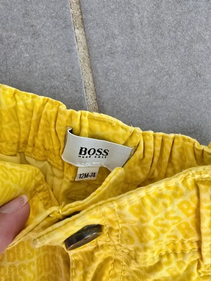Short jaune Boss - photo numéro 4