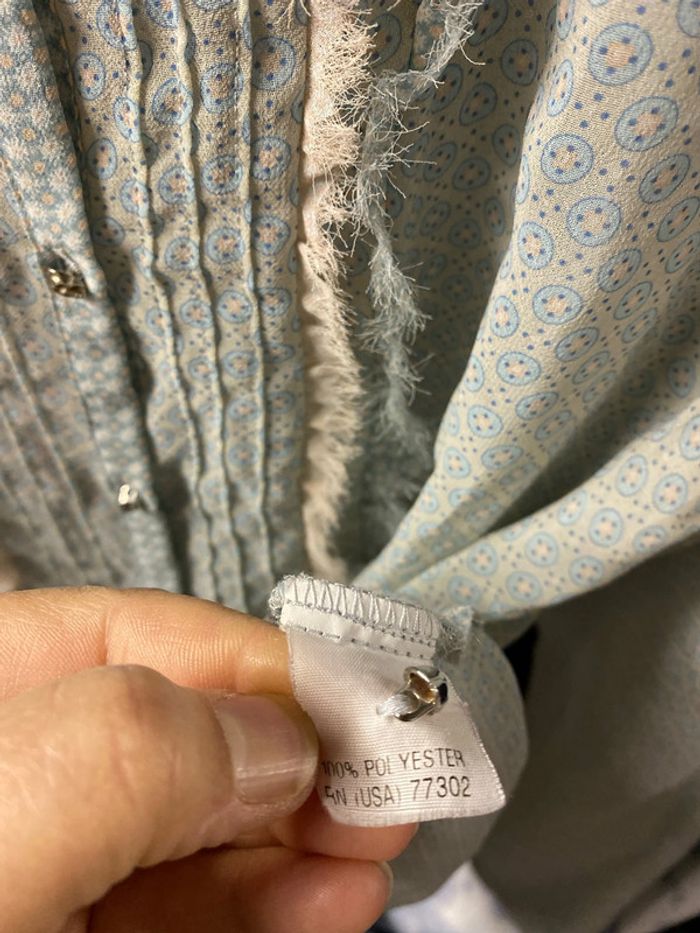 Chemise Imprimée ZARA Transparente Taille M - photo numéro 10