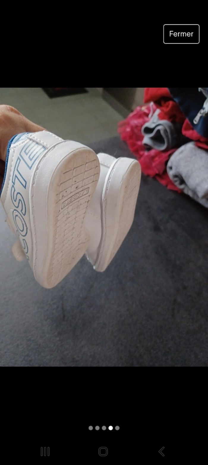 Basket lacoste taille 20.5 - photo numéro 5