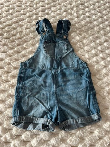 Salopette en jean, léger, H&M taille 86 /12-18M