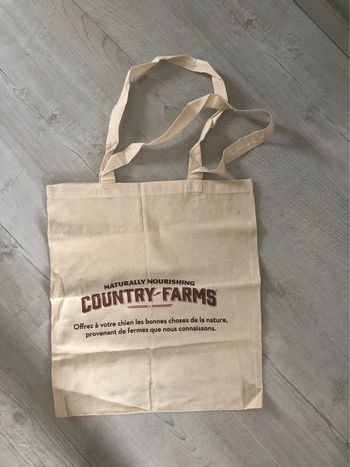 Tote bag en tissus « country-farms » NEUF