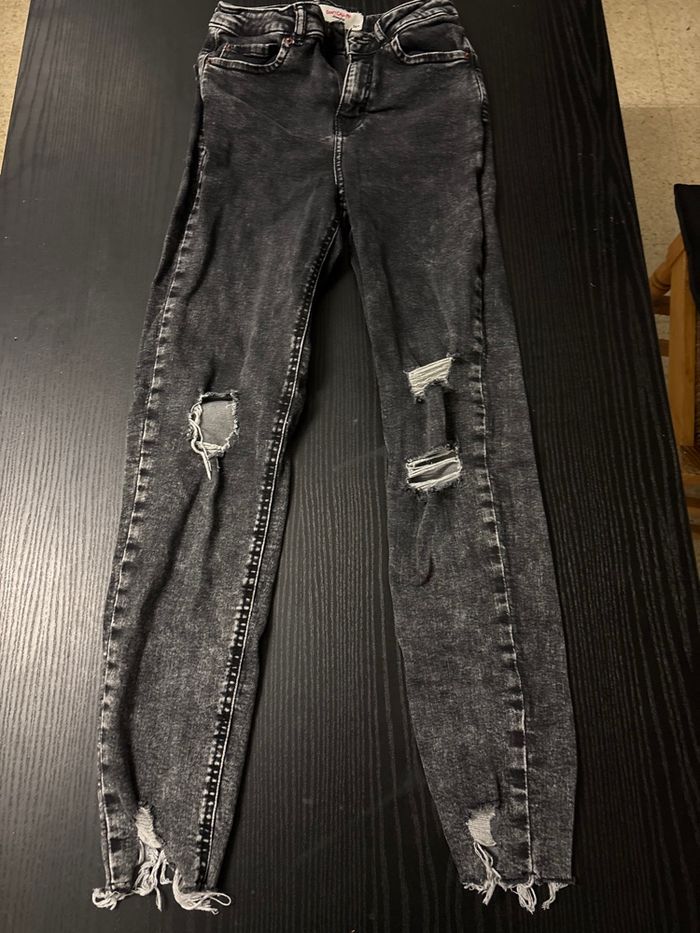 Jean skinny troué