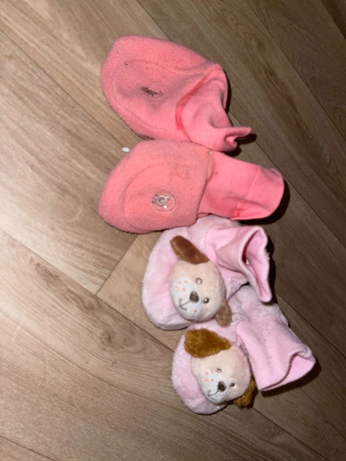 Lot chaussons taille 6/9 mois