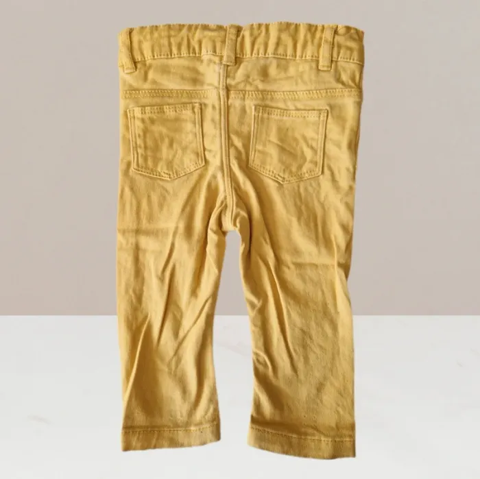 Magnifique jeans moutarde - Boite à Malices - Taille 6 mois - photo numéro 3