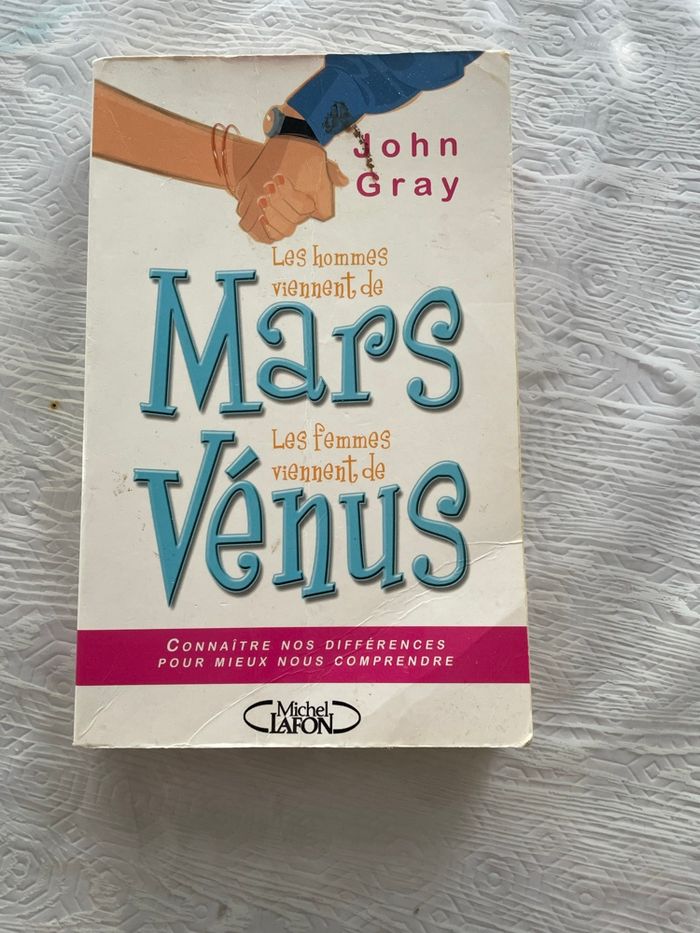 Livre les hommes de mars et femme de Vénus